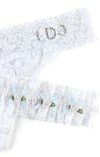 Hanky Panky I Do Original Rise Thong &amp; Garter Box Set ~ White