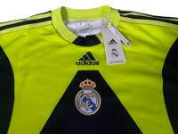 Image of adidas Icon Real Madrid Goalkeeper Jersey Navy and Fluo Yellow Size Small