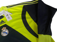 Image of adidas Icon Real Madrid Goalkeeper Jersey Navy and Fluo Yellow Size Small