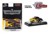 M2 Machines 1:64 HE Gasser 1941 Willy's Gasser Black w/ Flames Model 31600-GS10
