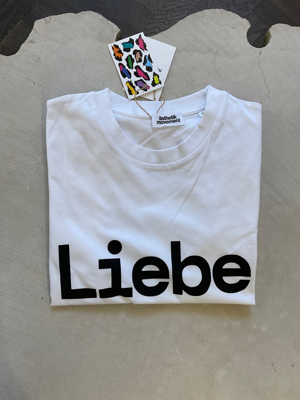 Liebe tshirt black and white 