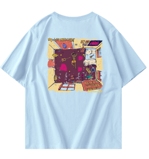 Baby Blue " I Love, Love " Shirt 