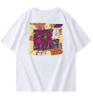 White " I Love, Love " Shirt 