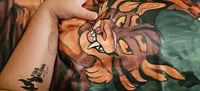 Image 1 of Fighter Feline Tiger Dakimakura