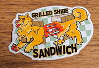 Grilled Shibe Sandwich Sticker