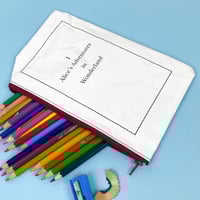 Image 2 of Alice in Wonderland Book Page Pencil Case “Drink me”