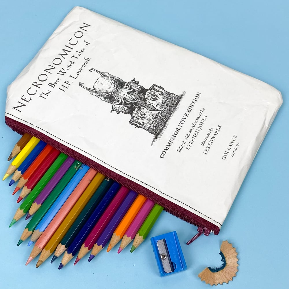 Image of Necronomicon: The Best Weird Tales of H. P. Lovecraft Book Page Pencil Case