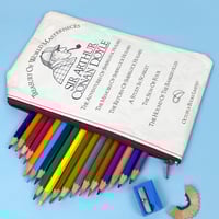 Image 1 of Sherlock Holmes Book Page Pencil Case