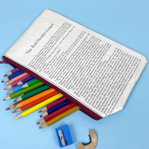 Image of Sherlock Holmes Book Page Pencil Case