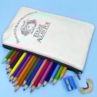 Image 1 of Edgar Allan Poe Book Page Pencil Case