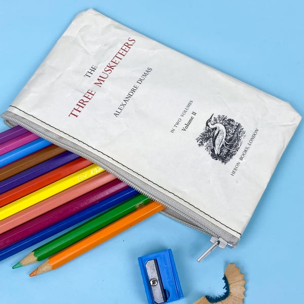 Image of The Three Musketeers Book Page Pencil Case