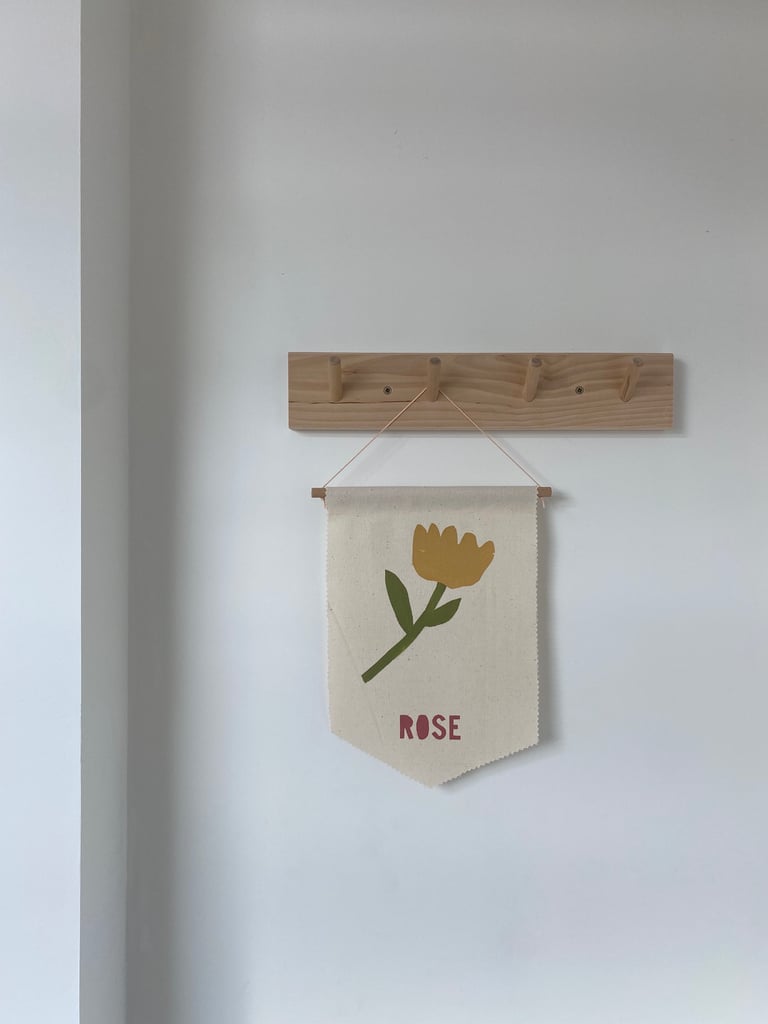 Drapeau personnalisé " fleur "