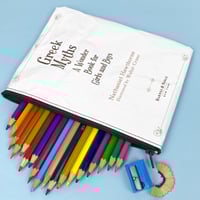 Image 1 of Greek Myths Book Page Pencil Case, Medusa