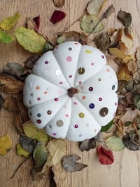 Image 2 of Velvet Pumpkin Decoration