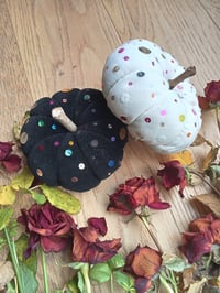 Image 4 of Velvet Pumpkin Decoration