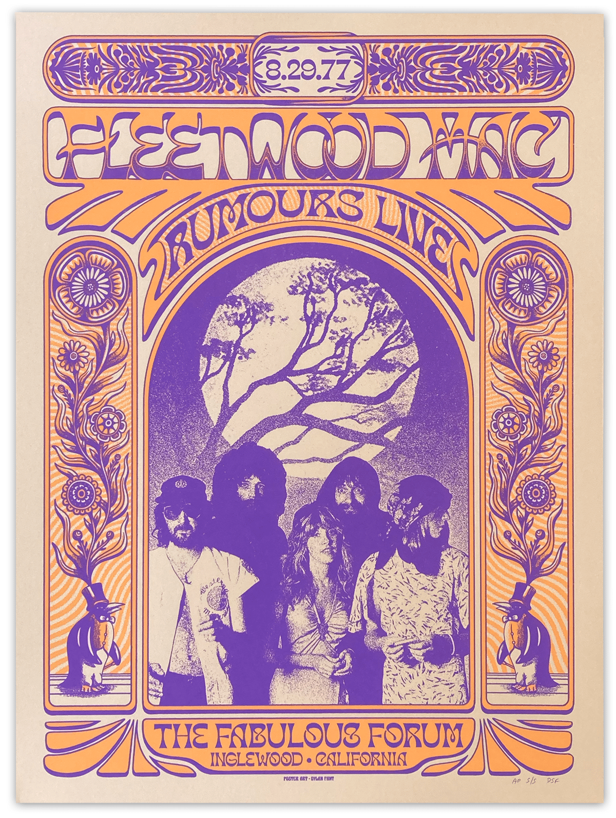 Fleetwood Mac Rumours Live Poster Dylan Fant