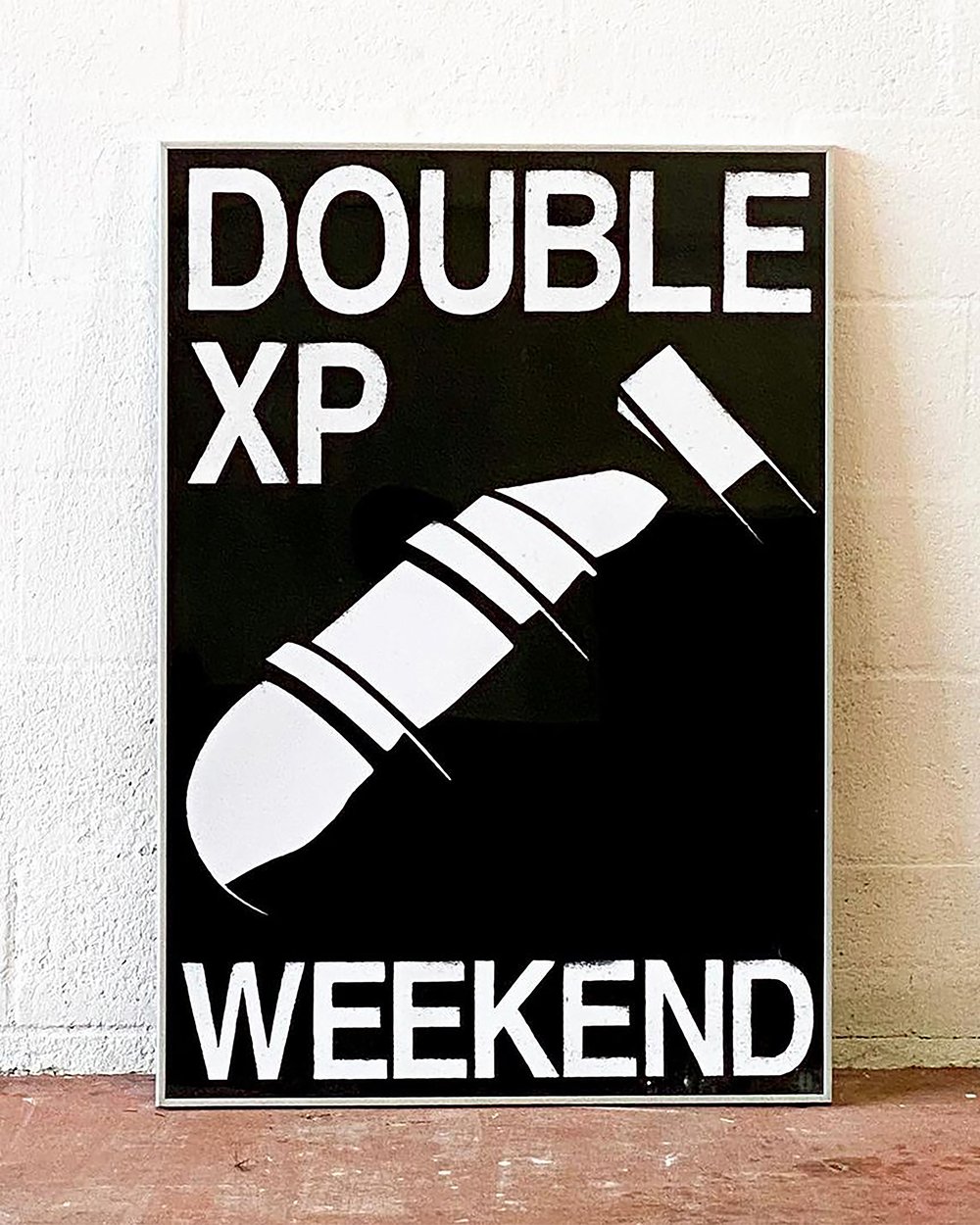 DOUBLE XP WEEKEND POSTER BY SAMUEL CANAY