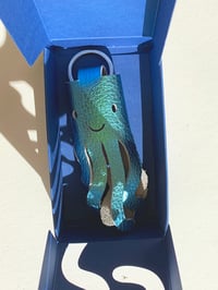 Image 3 of Octopus Keyholder - to tag along with you.. Sea Metallic