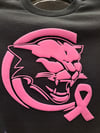 Charleroi Cougar Breast Cancer 3D Puff Print / Pullover Hoodie