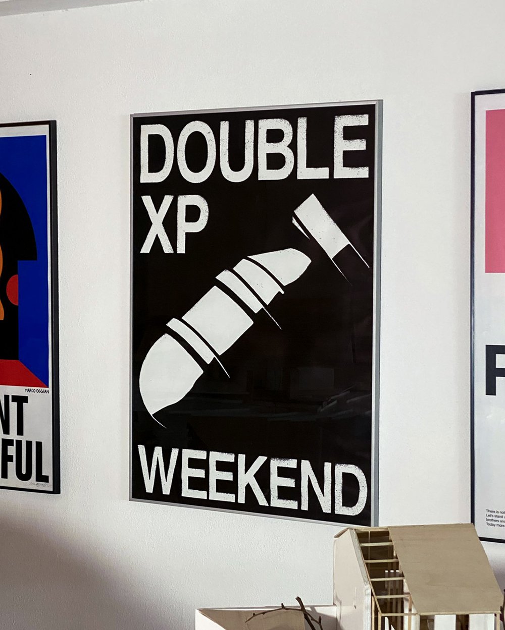DOUBLE XP WEEKEND POSTER BY SAMUEL CANAY