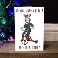 Image of 10 Pack - Saw Horror Christmas Card