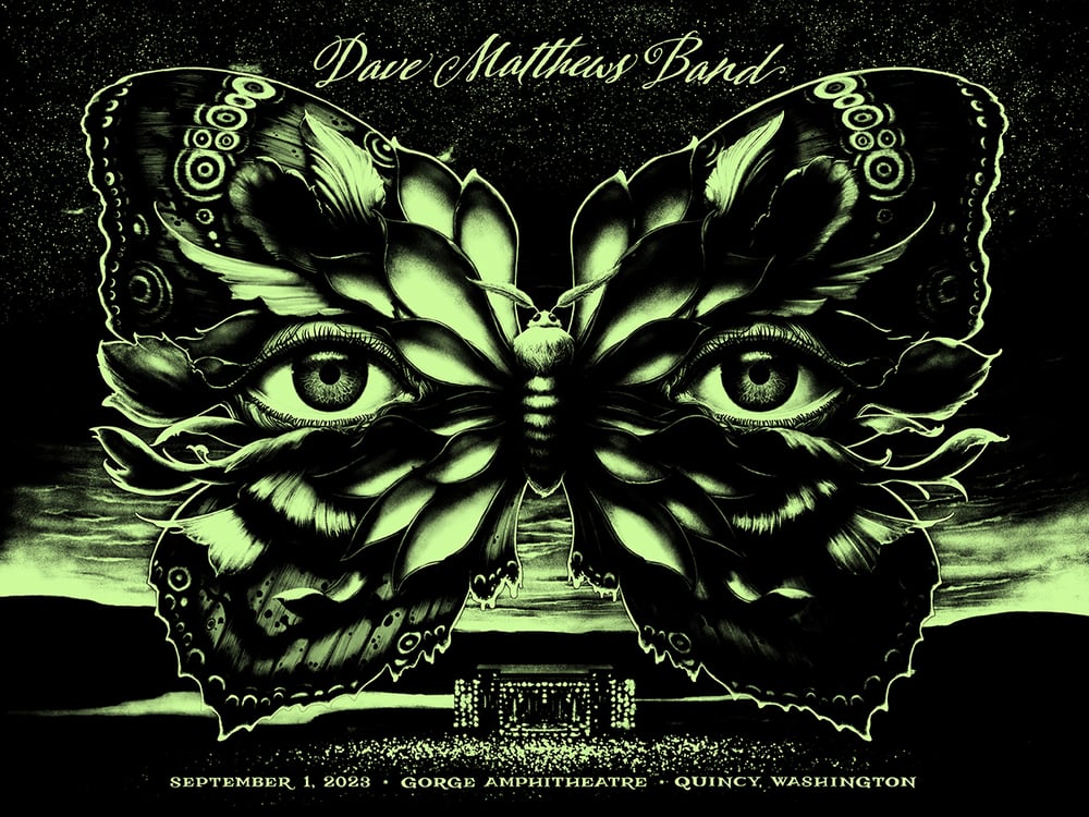 Image of DMB Gorge gig poster