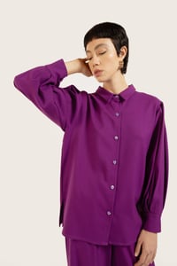 Image 2 of CAMICIA MEDEA TWILL MALVA €148 - 50%