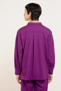 Image 5 of CAMICIA MEDEA TWILL MALVA €148 - 50%