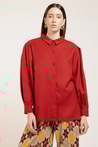 Image 2 of CAMICIA MEDEA TWILL RUST €148 - 50%