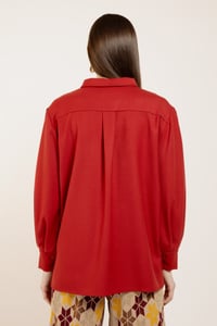 Image 3 of CAMICIA MEDEA TWILL RUST €148 - 50%