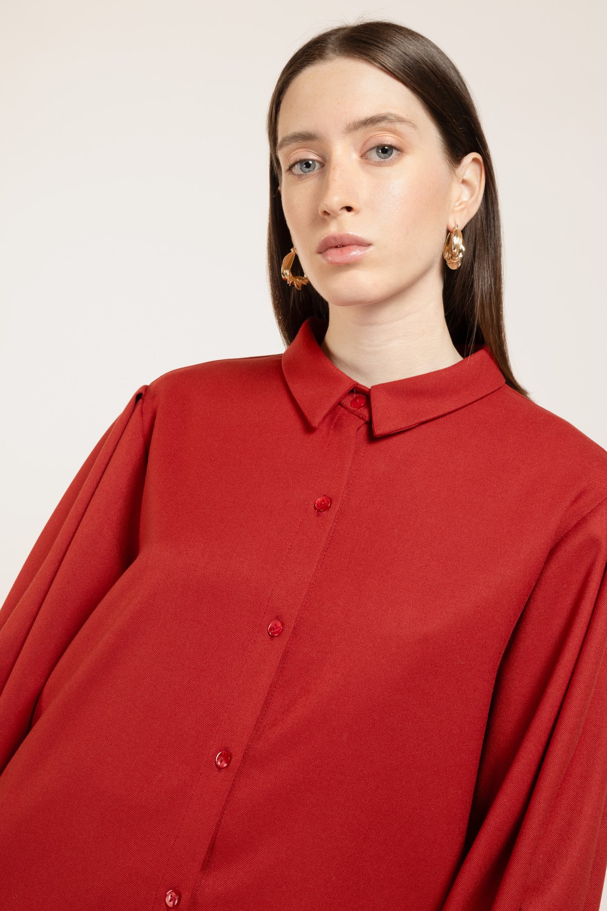 Image of CAMICIA MEDEA TWILL RUST