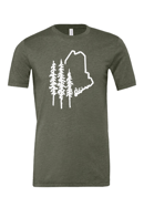 Image 2 of Maine Pines Lightweight T-Shirt