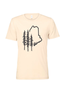 Image 3 of Maine Pines Lightweight T-Shirt