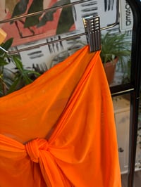 Image 2 of Orange sheer wrap 