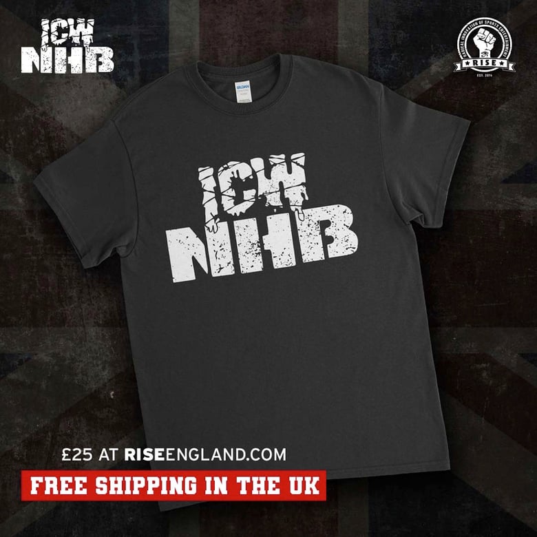 Image of ICW No Holds Barred Official Logo T-Shirt