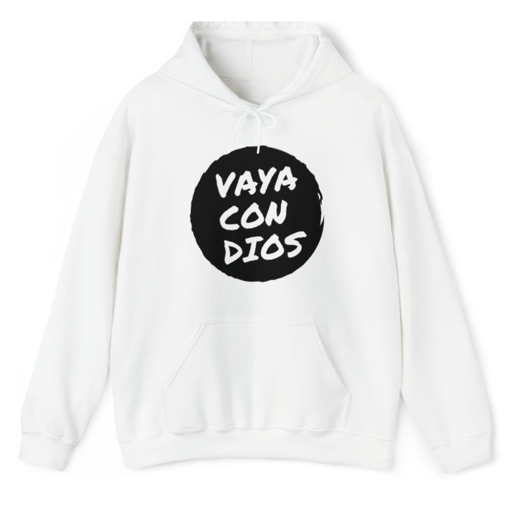 Image of Vaya Con Dios White Logo hoodie 