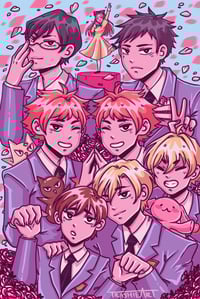 Host Club Group 11x17 Print