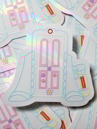 Image 1 of Scary Door Sun Catcher