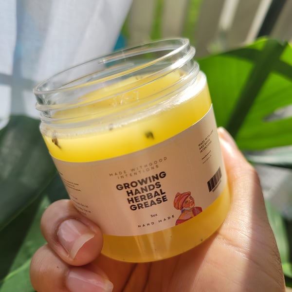 Image of Growing hands herbal grease