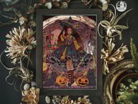 Cozy Cottage Pumpkin Witch 