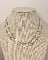 Image 3 of Mini Clovers Necklace (Gold & Silver)