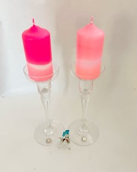 Dartington Glass Candlesticks