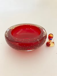 Vintage Whitefriars Controlled Bubble Bowl