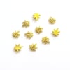 Gold Mini Weed Nail Charms (4pcs)