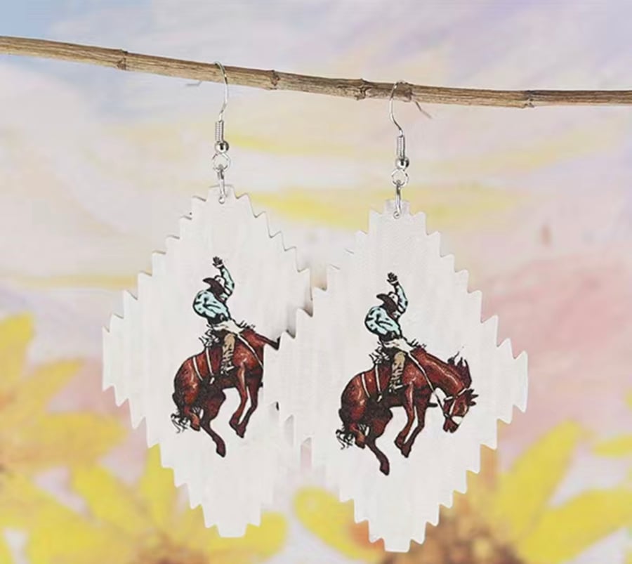 Image of Cowboy up earrings
