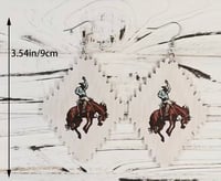 Image 2 of Cowboy up earrings