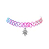 Rainbow Canna Stretch Choker