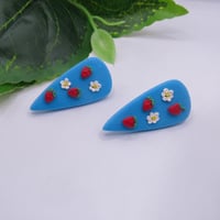Image 1 of Strawberry dagger stud 
