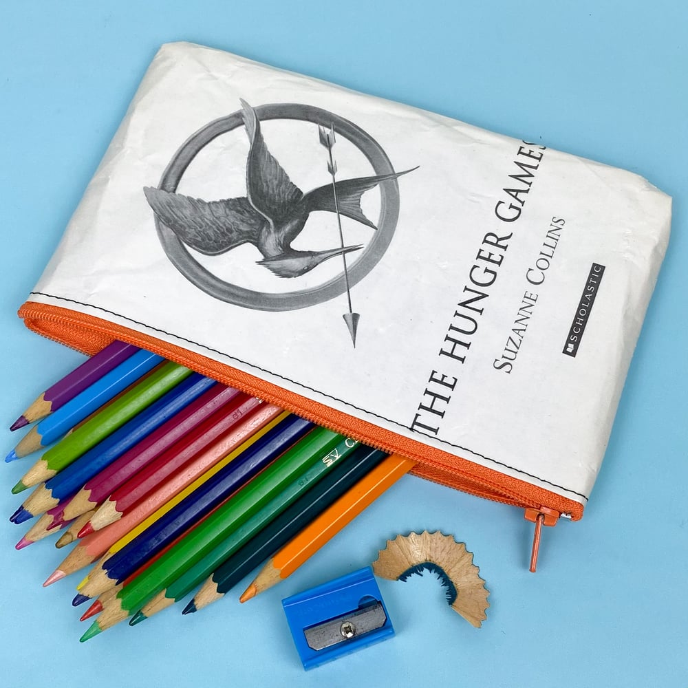 Image of Hunger Games Book Page Pencil Case 
