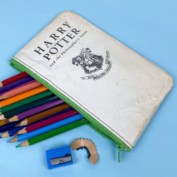 Image of Philosopher’s Stone, Harry Potter Book Page Pencil Case